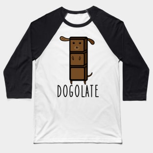 Chocolate and dog Baseball T-Shirt